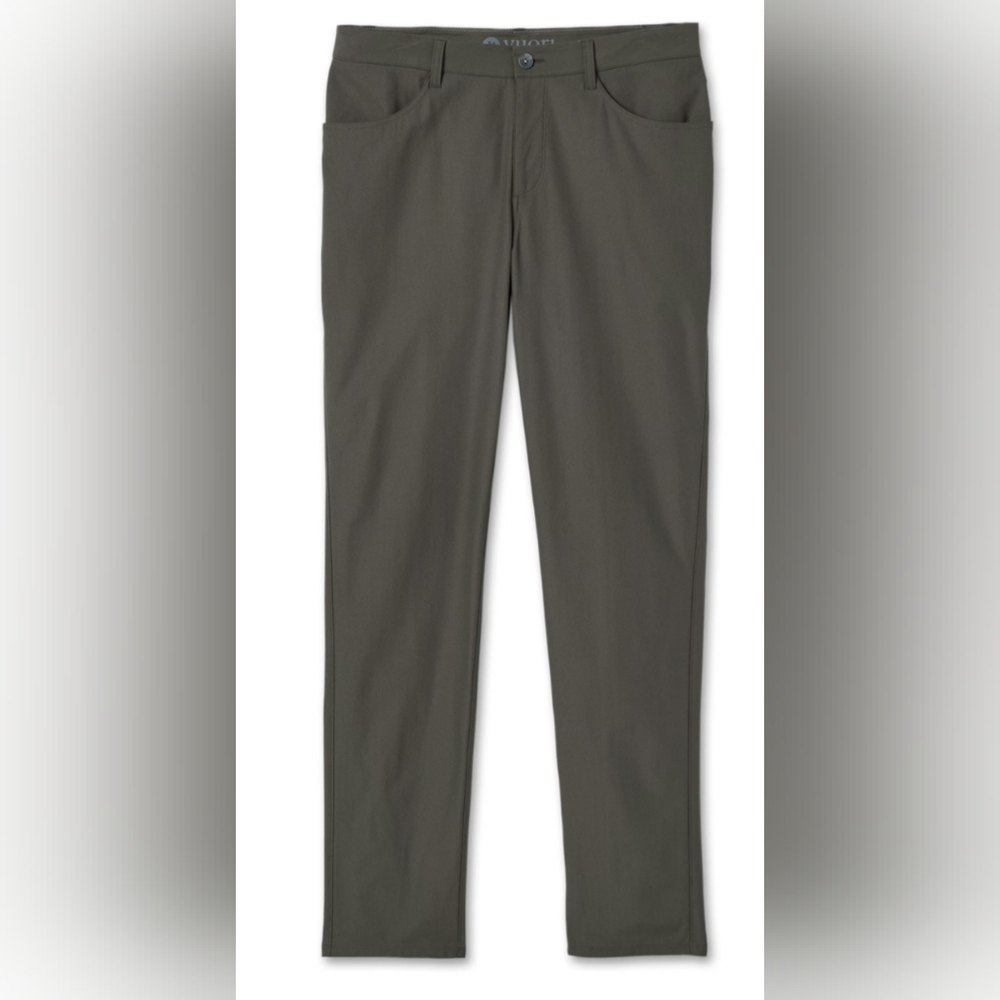 Vuori Meta Pants Size 32 Zip Pocket Green